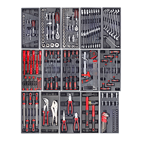 196pcs plastic  tray