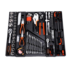 JS-Tool box with 90 pcs tools